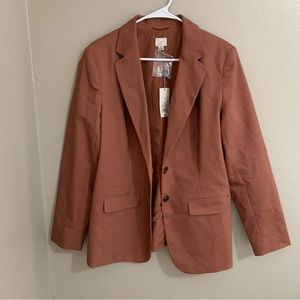 Nwt dusty pink blazer